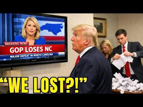 FINALLY !Trump Republicans LOSE HUGE ELECTION in NORTH CAROLINA Seconds ago!!