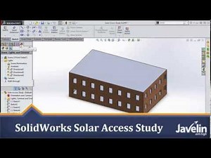 SolidWorks 2014 Tutorial - Solar Access Study