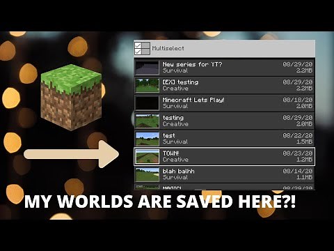 HOW TO GET YOUR MINECRAFT WORLDS BACK AFTER LOSING THEM! Windows 10 edition tutorial.
