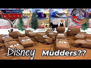 DISNEY PIXAR Custom Color Reveals CARS??? 🤯🚒 COLOR CHANGING CARS Muddy Lightning McQueen++