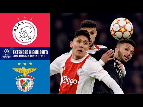 Ajax vs. Benfica: Extended Highlights | UCL Round of 16 - Leg 2 | CBS Sports Golazo