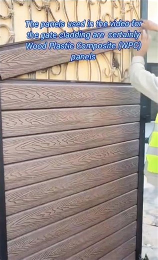 ​🧱 Modern Gate Cladding: Installing Wood-Alternative Panels for a Stylish Finish