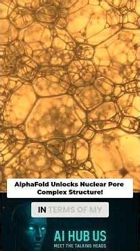 AlphaFold's Breakthrough: The Nuclear Pore Complex's Shape Revealed? ⚛️🔬 #shorts