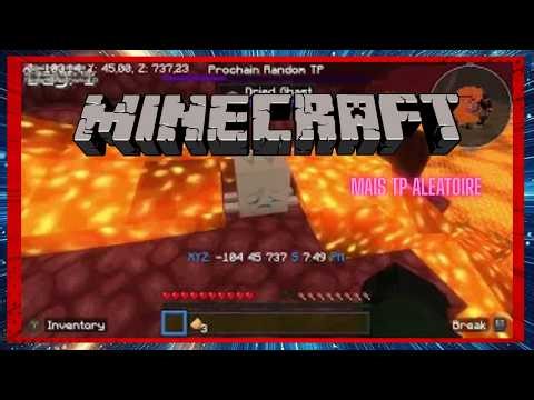 Minecraft, mais je me TÉLÉPORTE n'importe où ! #1