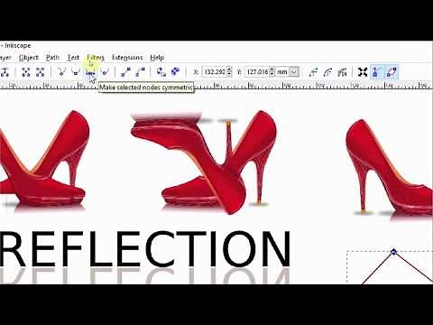 How to reflect an object in Inkscape