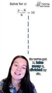 Solving two-step equations with a fraction