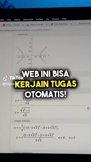 Website Jawaban Tugas Kuliah Terbaik Indonesia | Wolfram Alpha