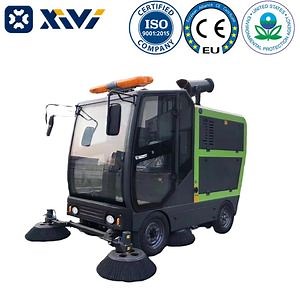 [Hot Item] Commercial Industrial Cleaning Electric Mini Sweeper Garden Parking Lots Battery Sweeper