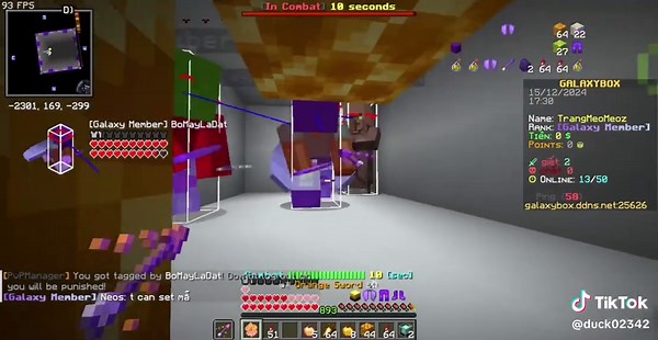 Minecraft Box PvP Gameplay: First-Person Adventure