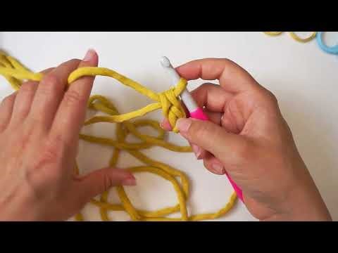 How to crochet an I cord easy crochet tutorial for beginners
