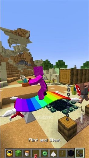 Freezing Time To SAVE Minecraft Friends 🤯#shorts