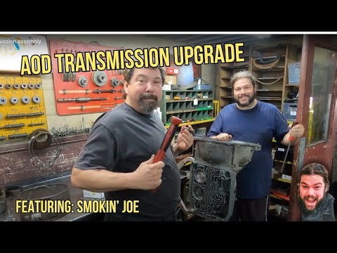 FORD AOD GETS 4R70W INTERNALS! Ford AOD Reassembly with 4R70W upgrades!