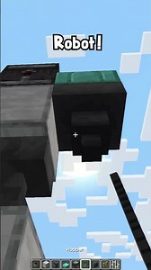 Minecraft Robot (Montagem Rugada) #minecraft #shorts