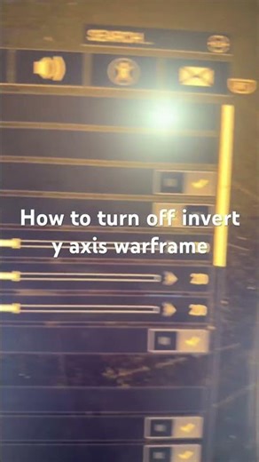 How to turn off invert y axis warframe
