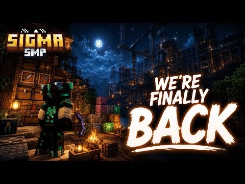 We are Back! | Java & Bedrock Edition | SIGMA SMP LIVE #minecraft #trending
