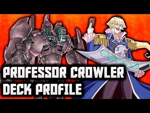 YU-GI-OH! GX Professor Vellian Crowler Character Deck Profile