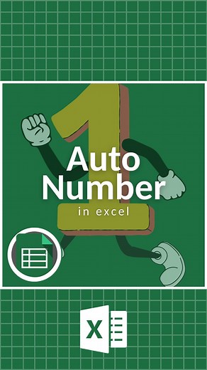 475K views · 2.6K reactions | Auto number in Excel‼️ ️ Don’t forget to save this post! 六‍ Get your FREE Excel templates with the link in our bio! 勞 Follow us on TikTok, YouTube, Twitter, Threads, and more with the link in our bio! #excel #exceltips #exceltricks #spreadsheets #corporate #accounting #finance #workhacks #tutorials | CheatSheets | Facebook