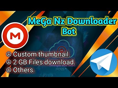 How to download mega.nz website file for telegram bot