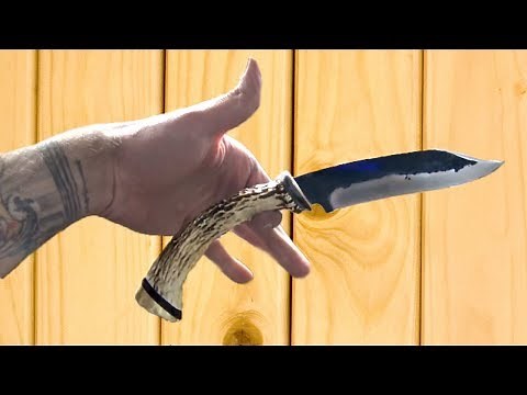 Forging A Knife With Deer Antler Handle