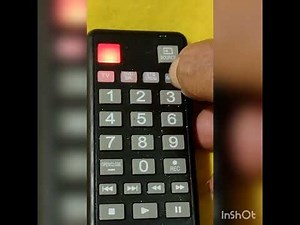 Programación de un control universal ISEL U-59S para un sistema de audio SAMSUNG