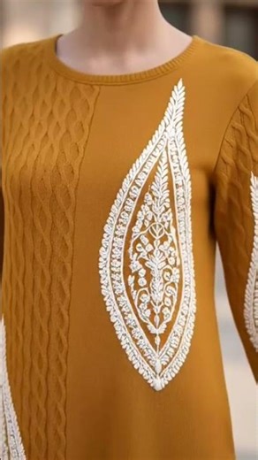 Elegant Knit Kurta Designs ✨ | Trendy Designer Winter Collection 💃#ytshorts #knitkurta#fashionideas