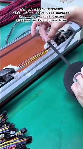 Wire Harness Assembly #shorts #wireharness #manufacturing #assemblyline #factory #electronics #tech