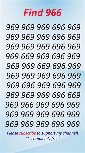⚽️ FIND 966 ⚽️ | NumberRiddles! 😱#math #shorts #puzzle