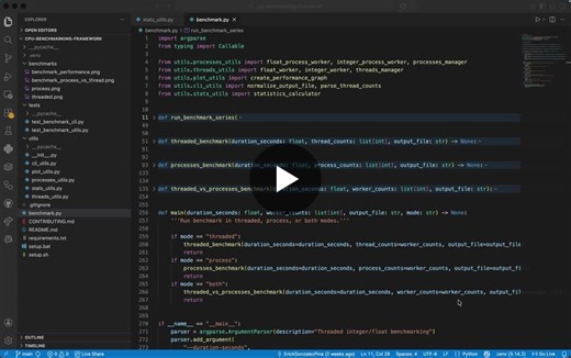 Python CPU Benchmarking Tool: Concurrency and Parallelism | Erick Gonzalez posted on the topic | LinkedIn