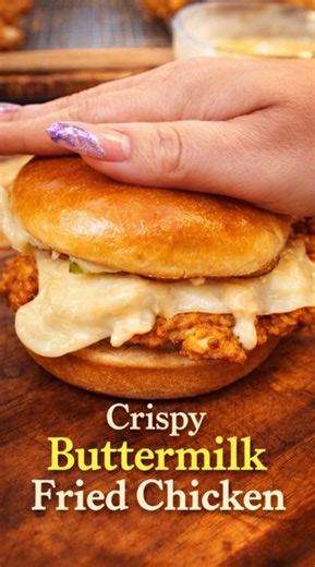 Crispy buttermilk fried chicken