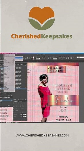 Watch a Funeral Program Come to Life | Honoring Legacies with Every Design