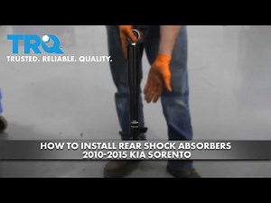 How to Install Rear Shock Absorbers 2010-2015 Kia Sorento