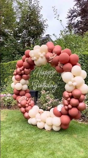 Arche de ballon sur support