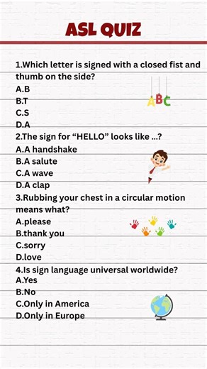ASL quiz