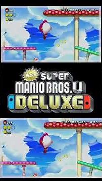 🎈 Insane Balloon Baby Yoshi Trick in Acorn Plains 4! | Mario U Deluxe #Shorts