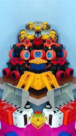 Little tayo car and jcb remote control #shorts #shortsfeed