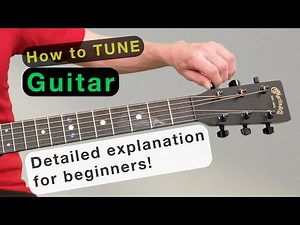 How to tune guitar (detailed explanation for beginners) 🎸 Guitarincrease
