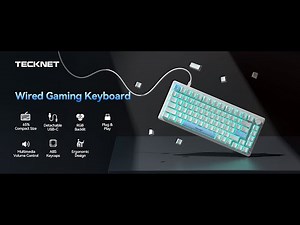 TECKNET EGK01001 Wired Gaming Keyboard