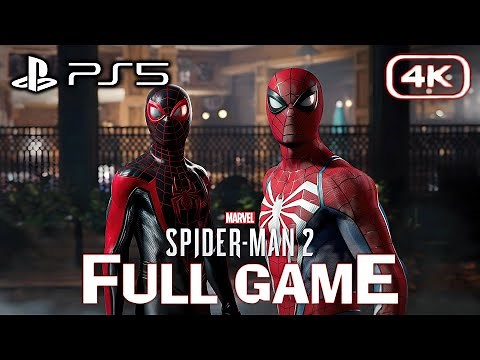 SPIDER-MAN 2 PS5 - FULL GAME Walkthrough No Commentary (4K 60FPS)