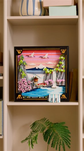 LEGO Certified Store MY on Instagram: "Build your own beautiful Japanese Cherry Blossom Landscape 3D wall art. 🌸 Coming soon!"