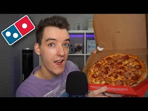 [ASMR] Domino's Pizza Mukbang