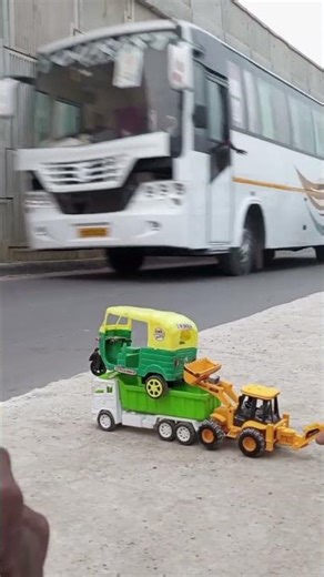 remote control track full loding CNG auto and jcb unboxing