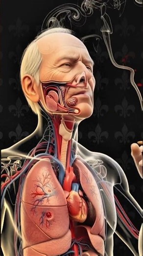 This is what smoking does to your lungs.(3d explained). #aivideo #visualai #ytshorts #facts