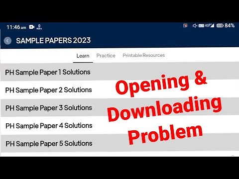 Nodia App Sample Papers Opening & Downloading Problem Solve
