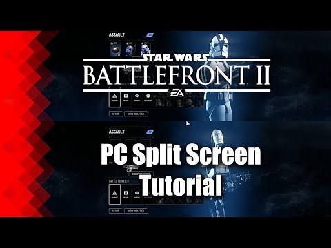 Battlefront 2 - PC Split Screen Quick Tutorial