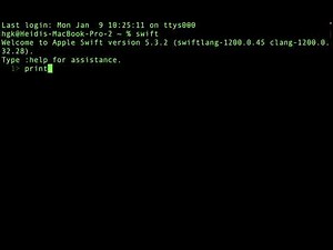 Use Terminal to Evaluate Simple Swift Commands