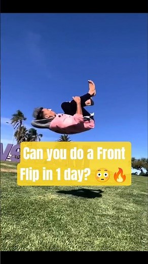 Front Flip Tutorial for Beginners 🔥 Learn Step-by-Step Fast! #shorts