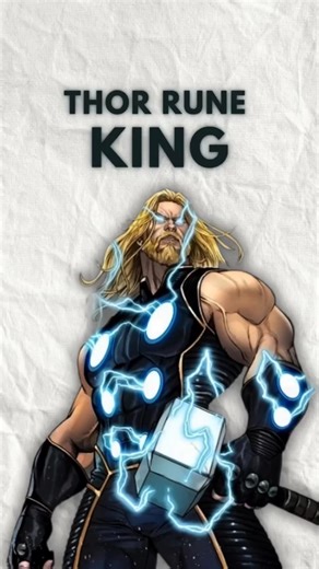 How powerful is Rune King Thor?? #runekingthor #thor #marvelcomics