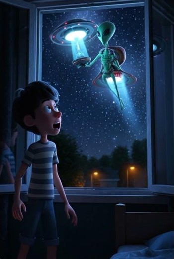 Selfie lete hi Alien ne mera Lamp chura liya! 😱👽 #flumbotv #cartoon