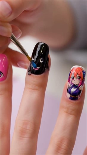 Anime vibes on my fingertips 💅✨