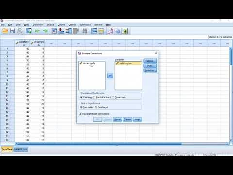 Correlación con SPSS